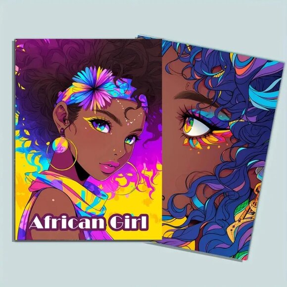 African Girl Coloring Book (SKU #0413) - Picture 3 of 5